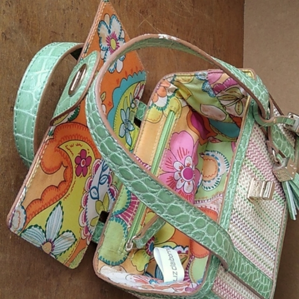 Purse Handbag Small Cute Liz Claiborne - Picture 8 of 12
